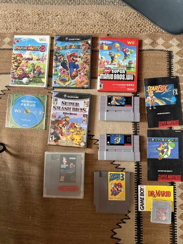 Lotto giochi nintendo vintage - lotto,