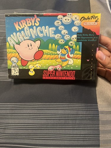 Kirby valanga snes - kirby's, nuovo